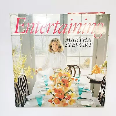 Entertaining By Martha Stewart 1982 Hardcover Cooking Cookbook Book • $51