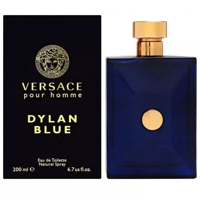 Versace Dylan Blue Pour Homme Cologne For Men EDT 6.7 Oz 6.8 New In Box • $74.89