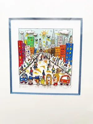 James Rizzi STICKBALL 3D Print Edition Autographed And Framed • $1400