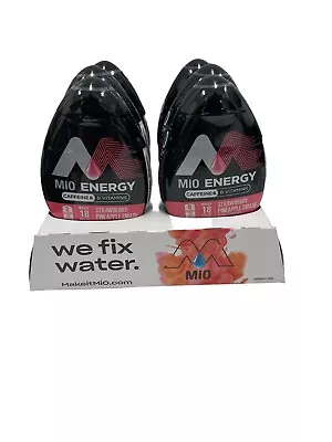6 Mio Energy Liquid Water Enhancer STRAWBERRY PINEAPPLE SMASH 108 Servings Total • $21.99