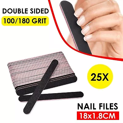 Nail Files Professional 100/180 Grit Nail File Art Pedicure Manicure Pedicure • $12.99