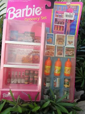 Vintage 1992 Mattel Barbie Grocery Set Package -LOOK!! • $13.99