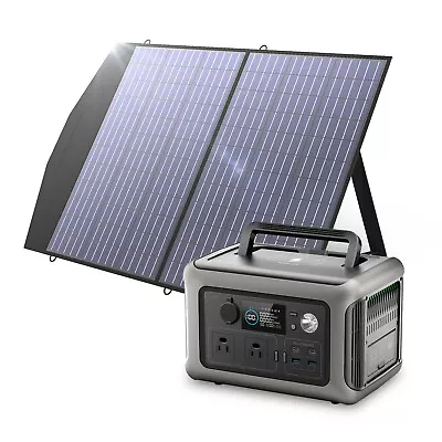 ALLPOWERS 600W|299Wh Solar Generator With 100W Solar Panel For Outdoor Camping • $299