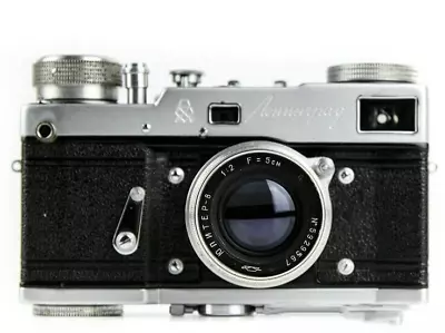 Film Camera 35mm Tested LENINGRAD Lens JUPITER-8 2/50 M39 Vintage Rangefinder • $352.44