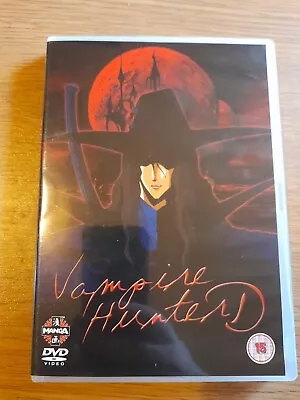 Vampire Hunter D DVD 1985 Film 2003 Manga Entertainment Ltd Release Hiroshi Kato • £7.95