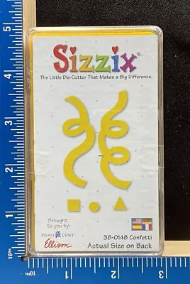 Sizzix Medium Yellow Die - Confetti 38-0148 Provo Craft Ellison • $6.99