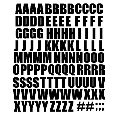 Letters Alphabet Vinyl Stickers Self-Adhesive Card Making Art & Craft Scrapbook • £9.18