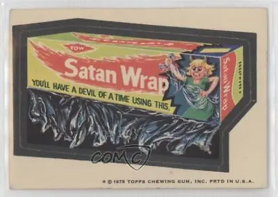 1975 Topps Wacky Packages Series 14 White Back Satan Wrap 13ao • $4.85