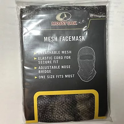 MOSSY OAK Country DNA Mesh FACE MASK *Lightweight Form Fit • $11.95