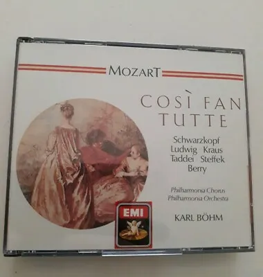 Mozart - Cosi Fan Tutte. Schwarzkopf Ludwig Kraus. Karl Bohm EMI 3 CD Set. • £14