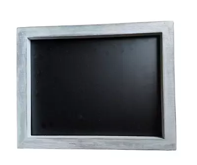 Magnolia Design Co Wood Framed 11  X 14  Magnetic Chalkboard Gray Whitewash • $25.16