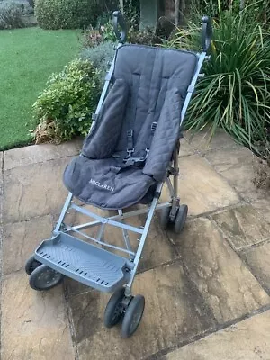 £120 • Buy Maclaren Major Elite Stroller In Grey(&red)