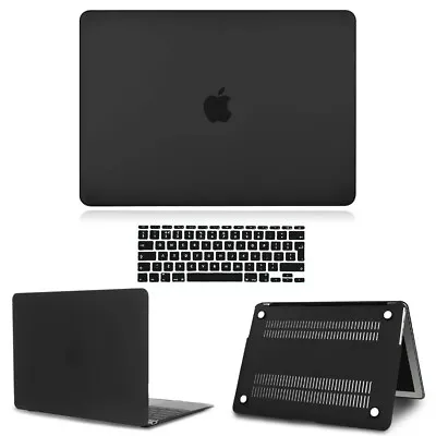 £10.99 • Buy Black Shell Case Cover+Keyboard Cover For Apple MacBook Air Pro 11'' 13 14 15 16