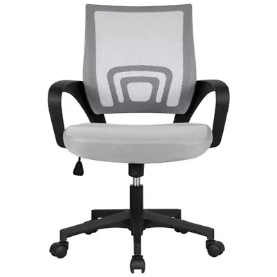 Adjustable Office Chair Mesh Swivel  With Armrests Ergonomic Desk Breathable • $43.20
