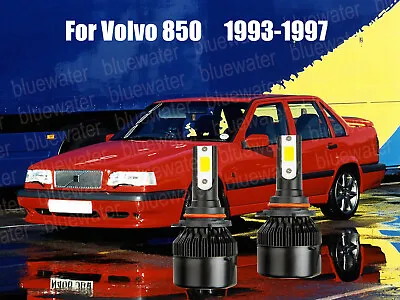 LED For Volvo 850 1993-1997 Headlight Kit 9006 HB4 White CREE Bulbs Low Beam • $25.05