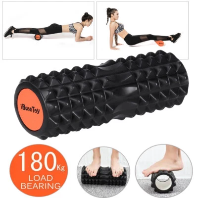 $19.89 • Buy Women Men Yoga Foam Muscle Roller Trigger Point Deep Tissue Massage Therapy Tool