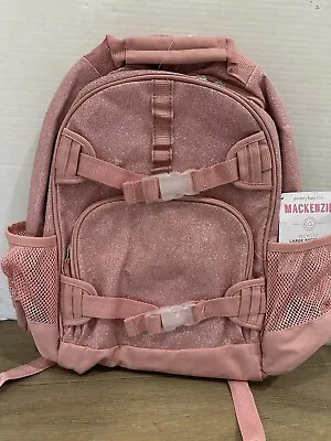 Pottery Barn Kids Pink Glitter  BACKPACK No Monogram Large • $59