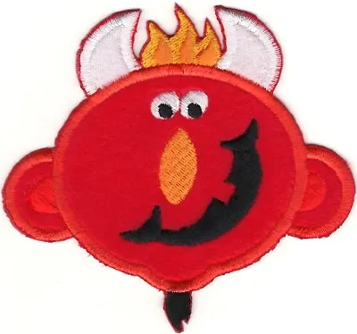 Devil Fiend Monster Halloween Felt Embroidered Iron On Sew On Patch • $2.99