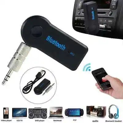 3.5mm Wireless Bluetooth Aux Audio Receiver Adapter Bluetooth Handsfree Car Kit  • £3.99