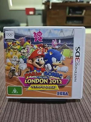 Mario & Sonic At The London 2012 Olympic Games [PAL Nintendo 3DS] CIB Manual  • $29.45
