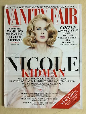 December 2013 Vanity Fair Magazine Nicole Kidman Cover + Liberty Ross Toples • $4.99