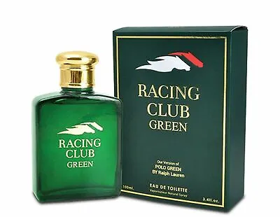 $13.95 • Buy RACING CLUB GREEN Men's Cologne 3.4 Oz EDT Perfume Impression