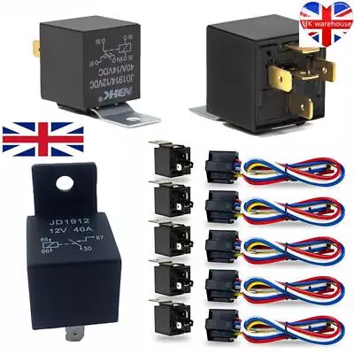£4.93 • Buy 12V Automotive Changeover Relay 40A 5-Pin SPDT Switching Relays For Car Bike Van
