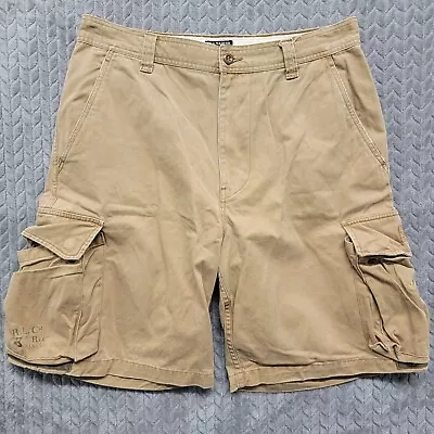 Polo Jeans Co 67 Ralph Lauren Cargo Shorts Mens Size 34 Brown Casual Outdoors • $15.01