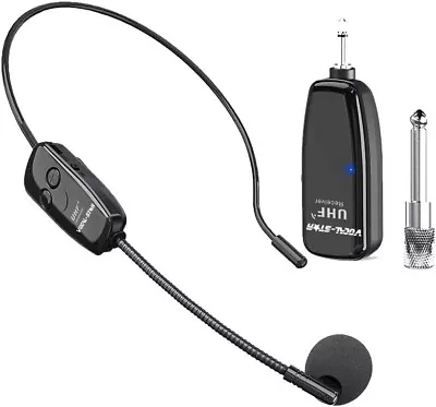 £31.99 • Buy Vocal-Star Wireless Headset Microphone For Singing, Speeches, Karaoke, Speakers