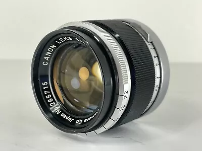 [Exc+3 READ] Canon 50mm F/1.8 MF Standard Lens L39 LTM Leica Screw Mount JAPAN • £62.54