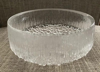 $35 • Buy Iittala Finland Ultima Thule 19cm Serving Bowl… Mid Century Glass Design