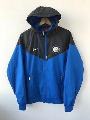 $70 • Buy Inter Milan Italy 2017/2018 Football Soccer Track Top Jacket Nike Full Zip Blue