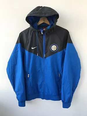 $70 • Buy Inter Milan Italy 2017/2018 Football Soccer Track Top Jacket Nike Full Zip Blue