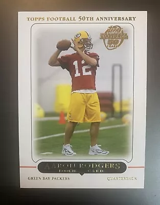 2005 Topps 50th Anniversary Aaron Rodgers Rookie • $44.99