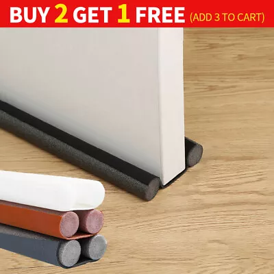 Draught Excluder Under Door Internal Double Draft Insulation Foam Cold Energy • £3.66