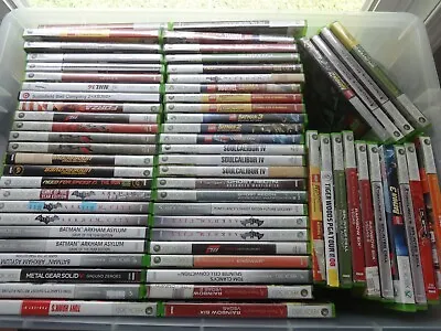 Large SELECTION XBOX 360 VIDEO GAME U CHOOSE FROM DROP DOWN Complete With Manual • $11.04