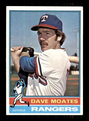 1976 Baseball Topps Dave Moates Texas Rangers #327 RC • $1.49