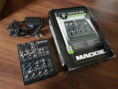 £99.50 • Buy Genuine MACKIE Mixer 402VLZ4 Karaoke Setup For Youtube 2 Mic Inputs