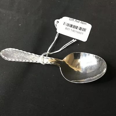 £17 • Buy Vintage Keswick School Industrial Arts Firth Staybrite Hand Beaten Caddy Spoon