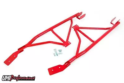 UMI Performance 93-02 Camaro Hardtop 3 Point Subframe Connectors Weld In Red • $599.99