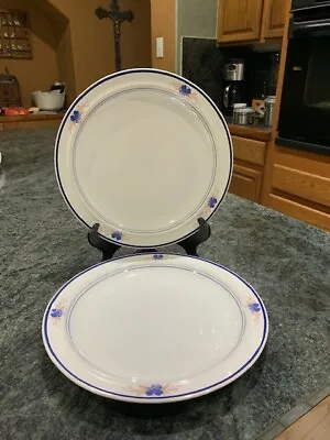 Epoch Plate Stoneware Dinner Plates Symmetry Blue Sonata Vintage Epoch Plate Set • $10.99