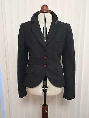 Jack Wills Moon Tweed Jacket Size 8 Blazer • £50