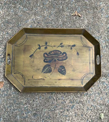 Vintage Decorative Metal Tray With Handles • $20