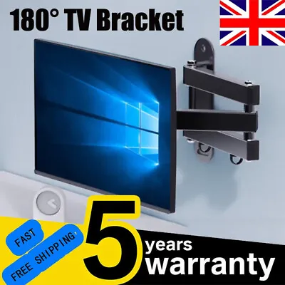 TV Wall Bracket Mount Tilt & Swivel For 26 28 30 32 37 40 42 Inch Monitor LCD • £14.59