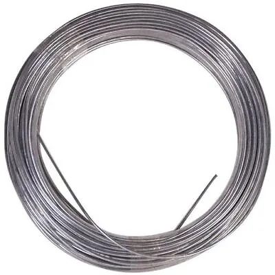 Galvanised Tying Wire 1.6mm 30m Coil 1/2kg For Garden Vines Wire Mesh Fencing • £19.99