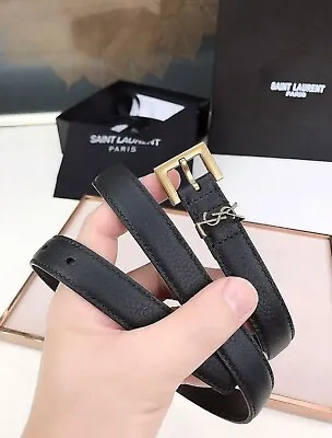 Yves Saint Laurent Belt. Black Belt Leather. Women's Belts. YSL Belts • $200