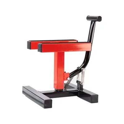 RFX Pro Single Pillar H Lift Up Off Road MX Motorcycle Motorbike Stand Red • $74.54