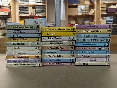 Lot Of 29 Moby Books Illustrated Classic Editions Vintage Mini Paperback Books • $114.95