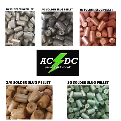 Solder Slug Pellets With Flux Core For Copper Battery Cable Ends And Cable Lugs • $24.94