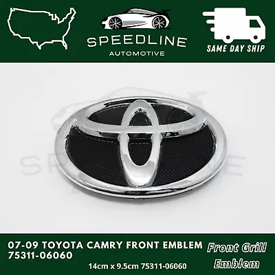 07-09 Toyota Camry Front Emblem Grille/grill Chrome Badge Bumper Logo • $17.95